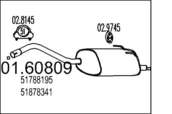 End Silencer - 01.60809 MTS