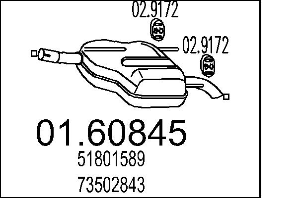 End Silencer - 01.60845 MTS