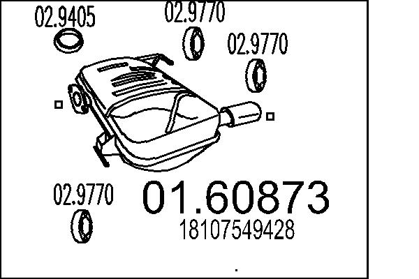 End Silencer - 01.60873 MTS