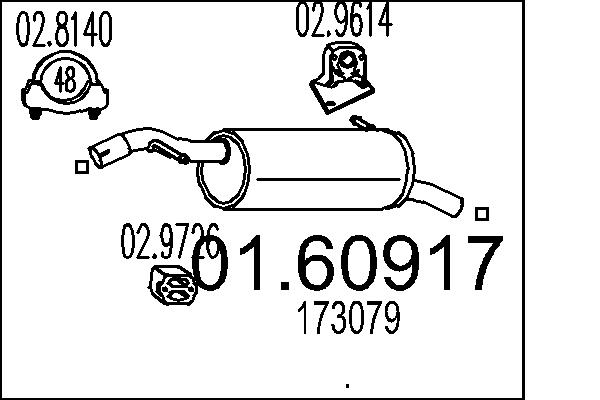 End Silencer - 01.60917 MTS