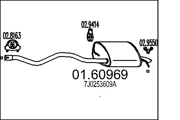 End Silencer - 01.60969 MTS