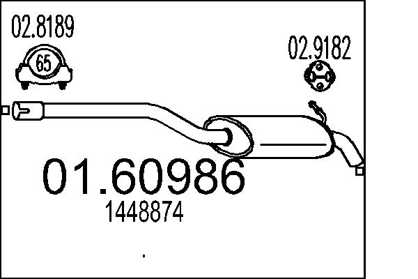 End Silencer - 01.60986 MTS
