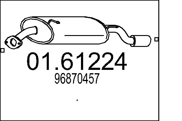 End Silencer - 01.61224 MTS