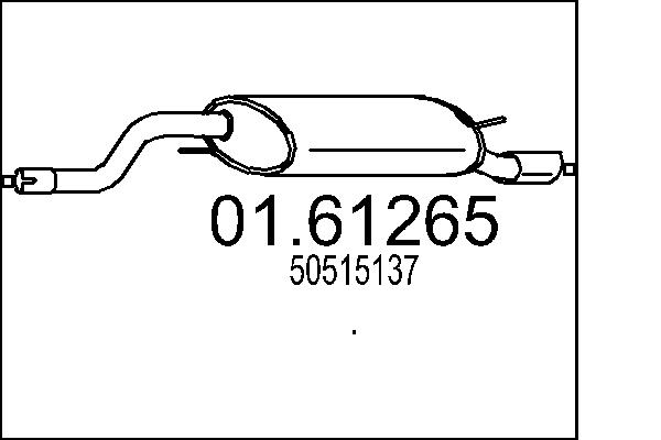 End Silencer - 01.61265 MTS