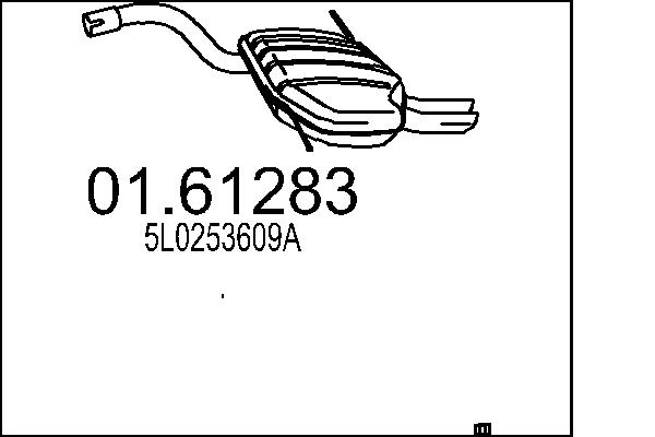 End Silencer - 01.61283 MTS