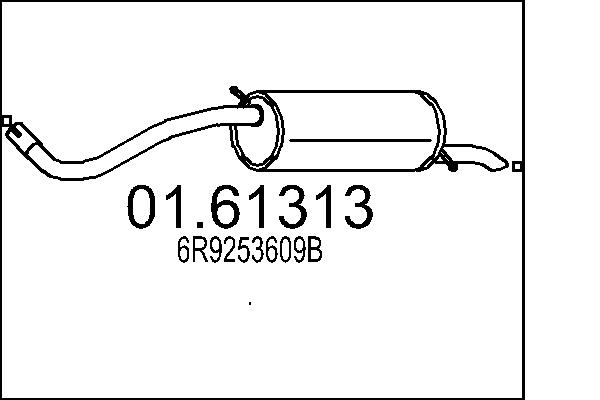 End Silencer - 01.61313 MTS