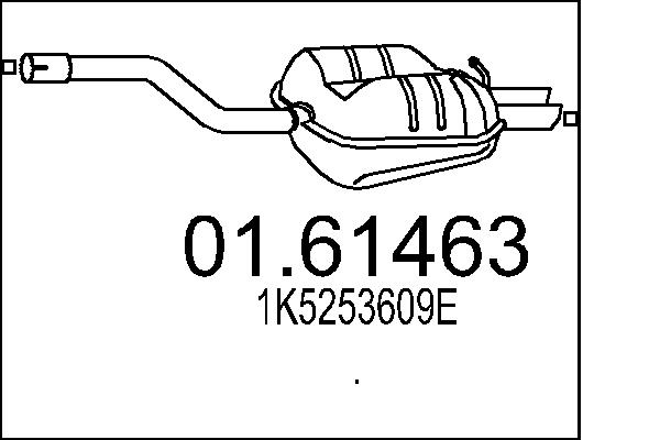 End Silencer - 01.61463 MTS