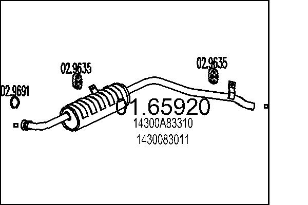 End Silencer - 01.65920 MTS