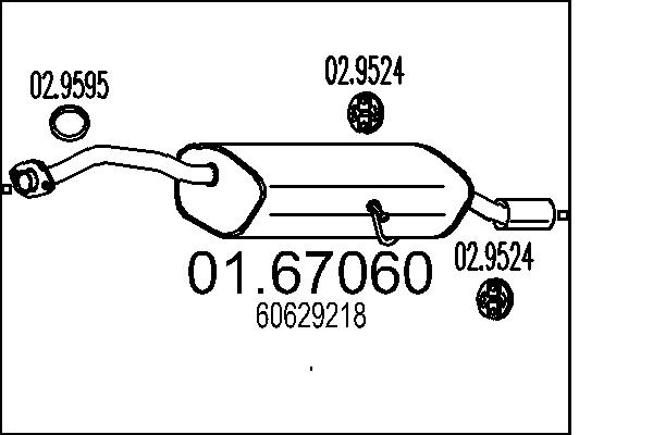 End Silencer - 01.67060 MTS