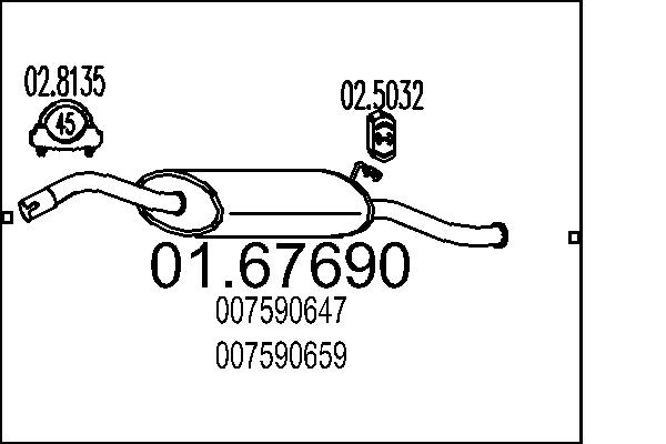End Silencer - 01.67690 MTS