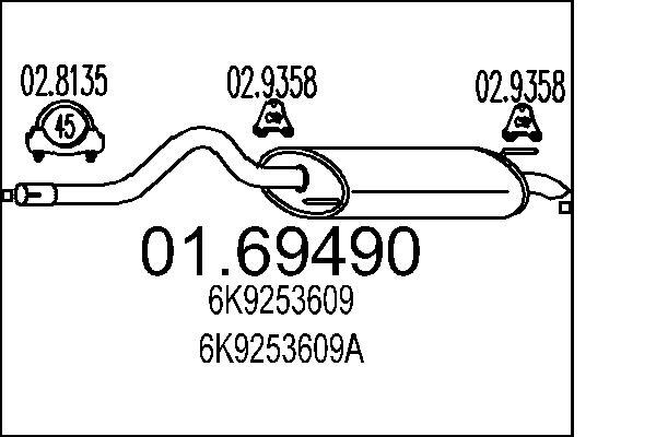 End Silencer - 01.69490 MTS
