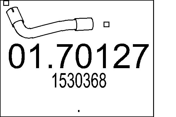 Exhaust Pipe - 01.70127 MTS