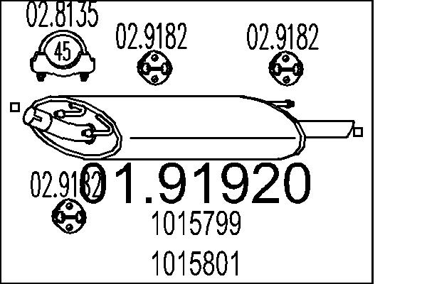 End Silencer - 01.91920 MTS