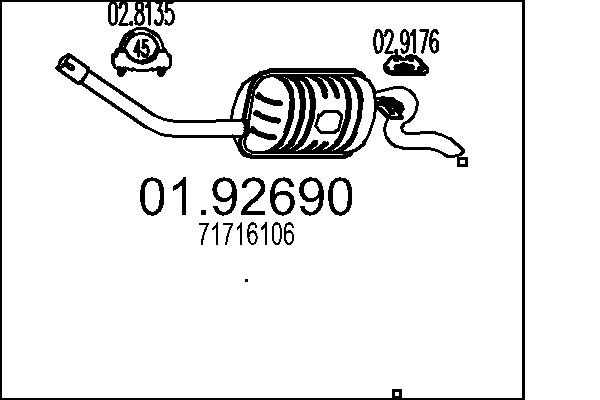 End Silencer - 01.92690 MTS