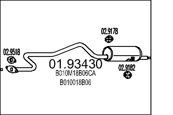 End Silencer - 01.93430 MTS