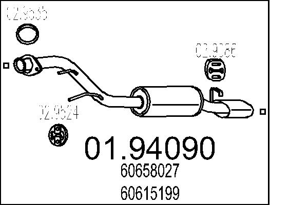 End Silencer - 01.94090 MTS