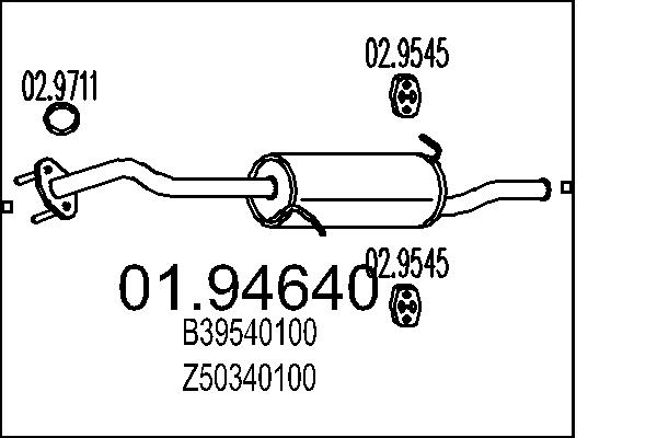 End Silencer - 01.94640 MTS