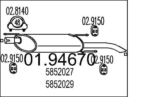 End Silencer - 01.94670 MTS