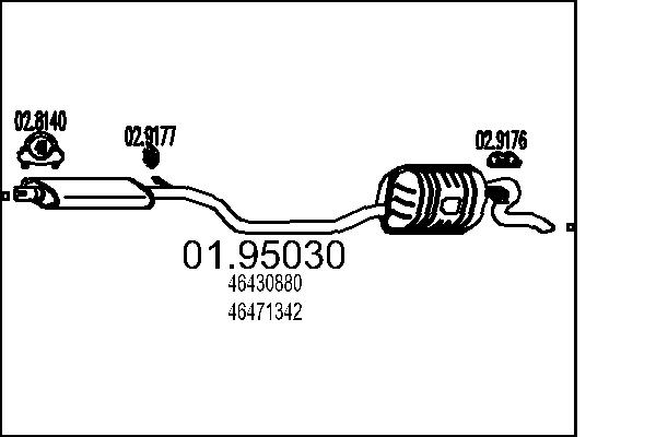 End Silencer - 01.95030 MTS