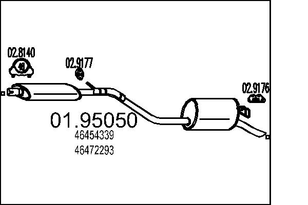 End Silencer - 01.95050 MTS