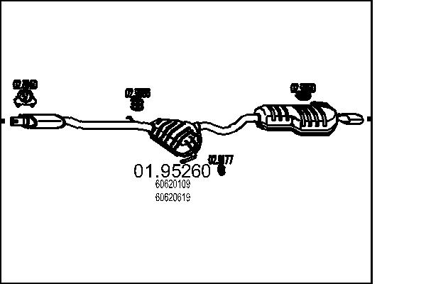 End Silencer - 01.95260 MTS