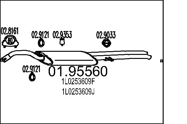 End Silencer - 01.95560 MTS