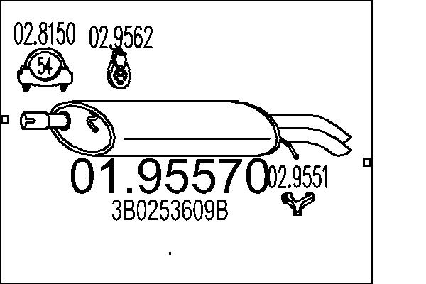 End Silencer - 01.95570 MTS