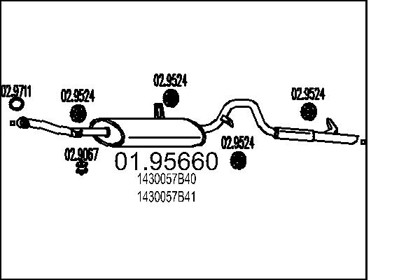End Silencer - 01.95660 MTS