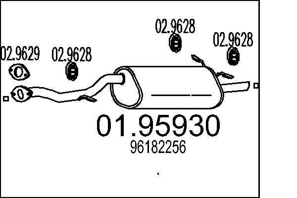 End Silencer - 01.95930 MTS