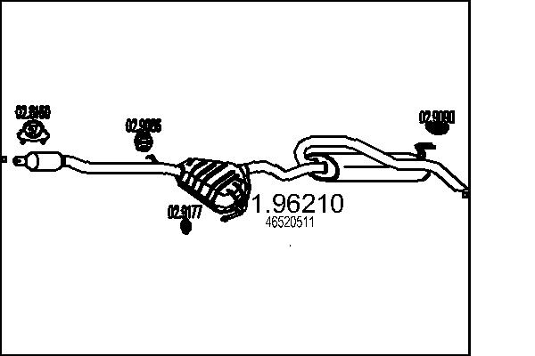 End Silencer - 01.96210 MTS