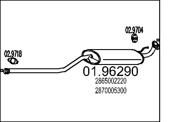 End Silencer - 01.96290 MTS