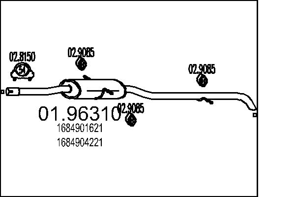Endschalldämpfer - 01.96310 MTS