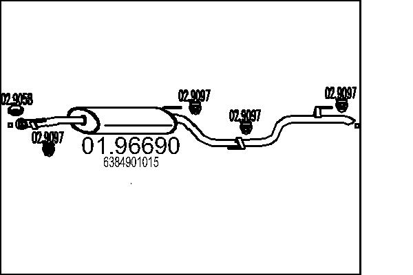 End Silencer - 01.96690 MTS