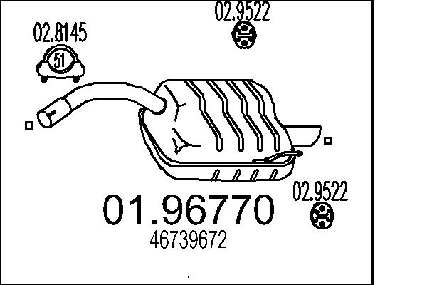 End Silencer - 01.96770 MTS