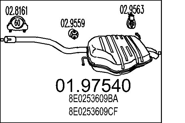 End Silencer - 01.97540 MTS