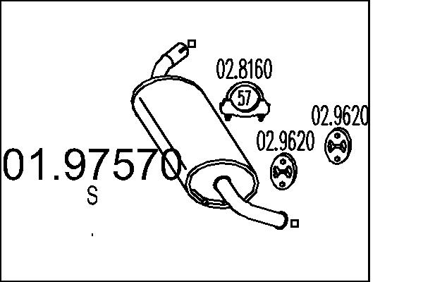 End Silencer - 01.97570 MTS