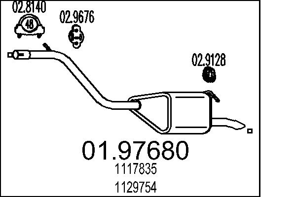 End Silencer - 01.97680 MTS