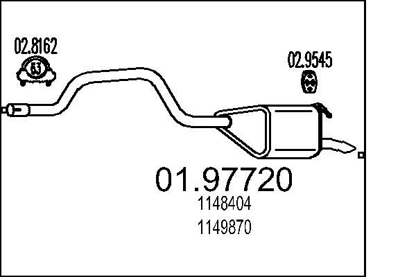 End Silencer - 01.97720 MTS