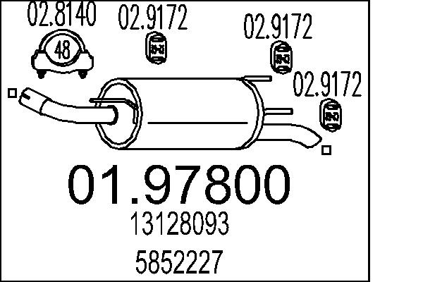 End Silencer - 01.97800 MTS