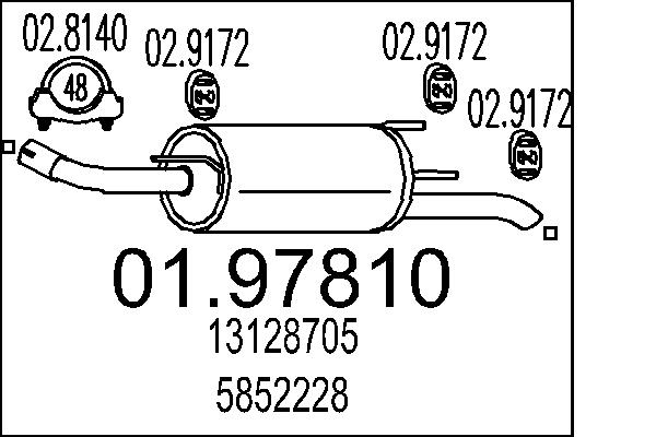 End Silencer - 01.97810 MTS