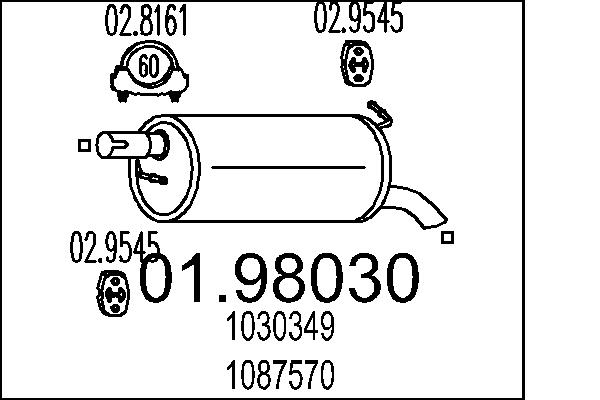 End Silencer - 01.98030 MTS