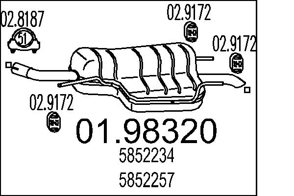 End Silencer - 01.98320 MTS