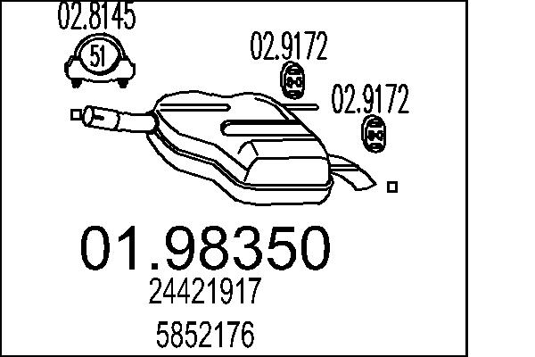 End Silencer - 01.98350 MTS