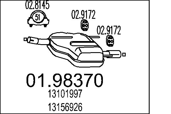 End Silencer - 01.98370 MTS