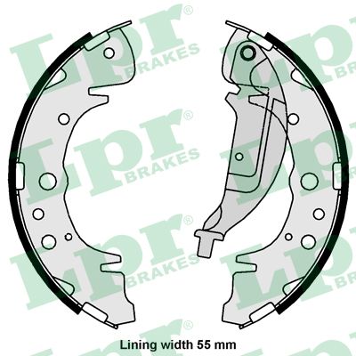 Kit ganasce freno - 01061 LPR