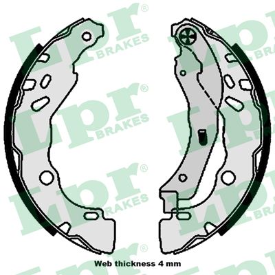 Brake Shoe Set - 01109 LPR