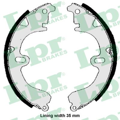 Brake Shoe Set - 04530 LPR