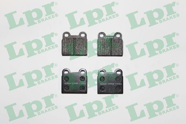 Brake Pad Set, disc brake - 05P025 LPR
