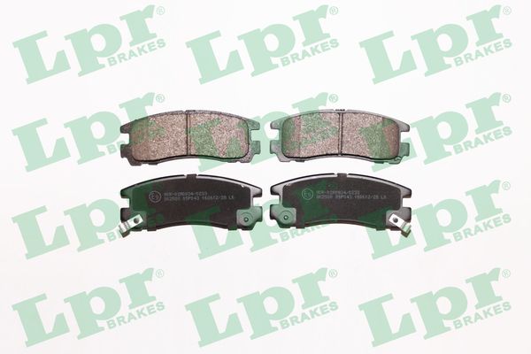 Brake Pad Set, disc brake - 05P043 LPR
