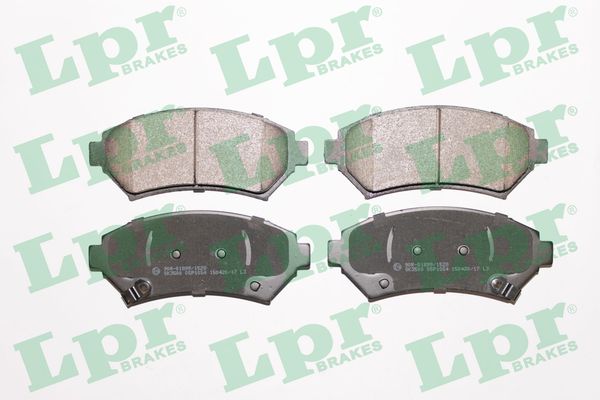 Комплект тормозных колодок, дисковый тормоз - 05P1054 LPR